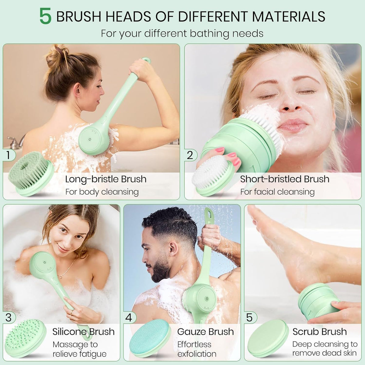 Electric Body Scrubber | فرشاة تنظيف الجسم الكهربائية