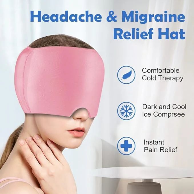 Reusable Migraine Relief Cap | قبعة مريحة للصداع قابلة لإعادة الاستخدام